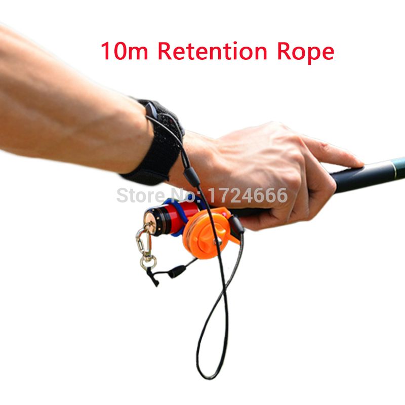 2021 10m Portable Fishing Retention Rope Retractable Pesca Rope Tackle