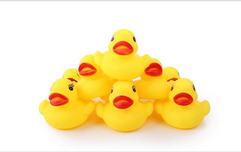 plastic rubber ducks