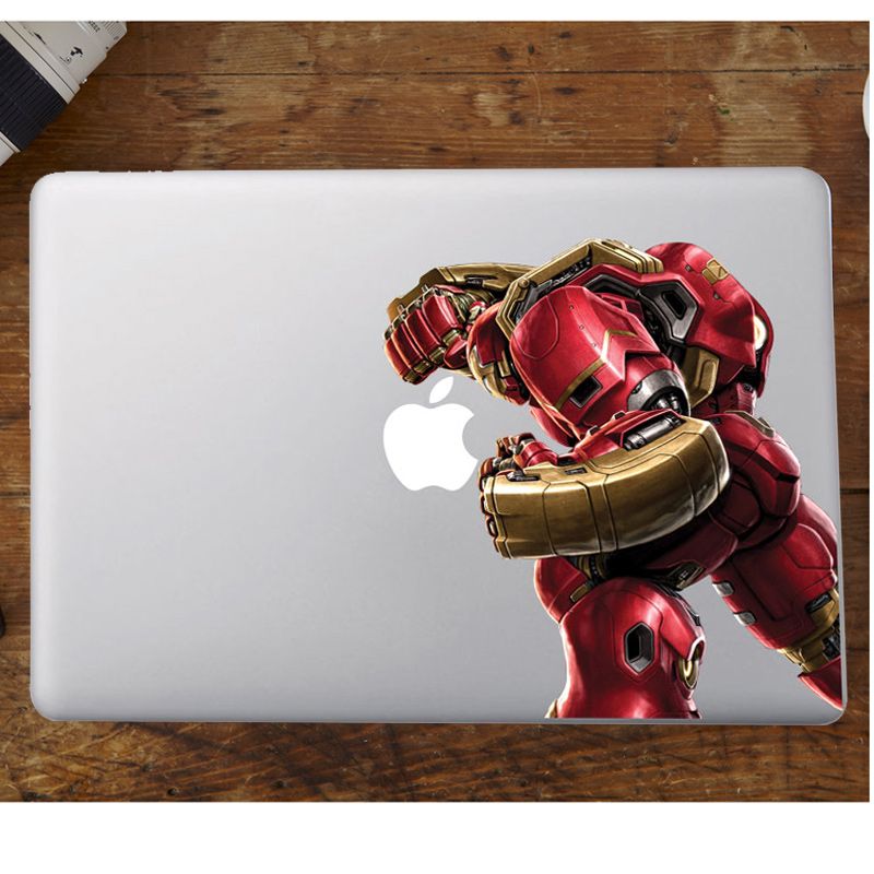 Ironman MacBook Decalcomania Adesivo Skin per pelli MacBook Pro Air 11 12 13 15 17 pollici