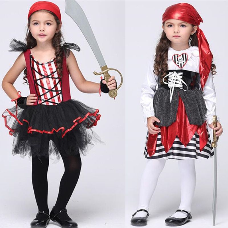 2018 New Kids Pirate Costume Children Girls Anime Cosplay Pirate Costumes Halloween Party Fancy Dress Decoration Themes For Costumes Halloween Costumes 1980s Theme From Juxl 19 12 Dhgate Com