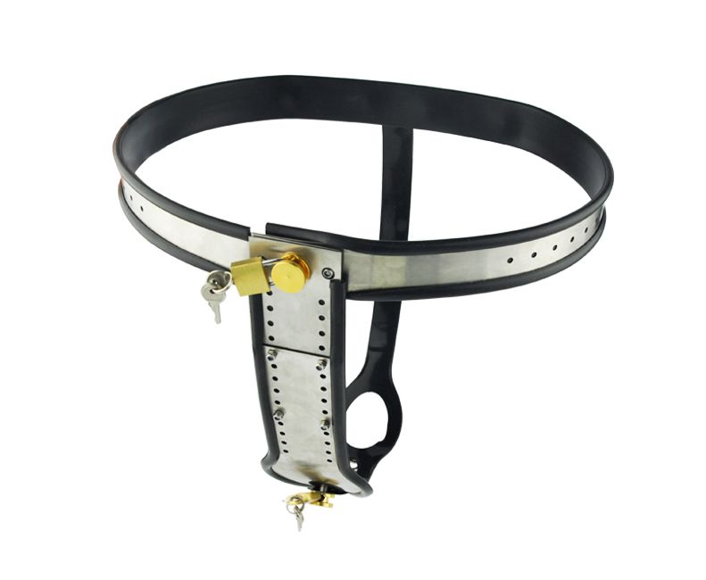 Stainless Steel Female Underwear Adjustable Chastity Belt,T Type