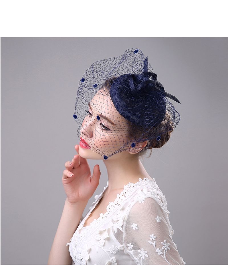Bridal Hats Veils Hat Wedding Ribbon Gauze Lace Feather Flower