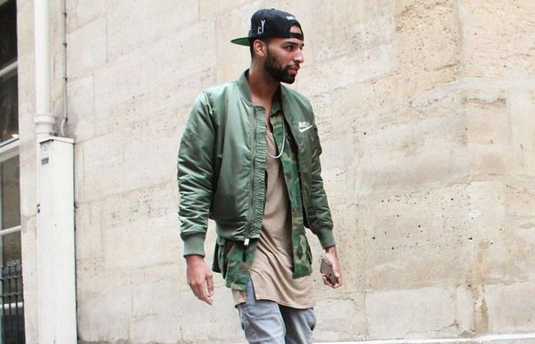 Ma1 Bomber Jacket Big Sam Kanye West 