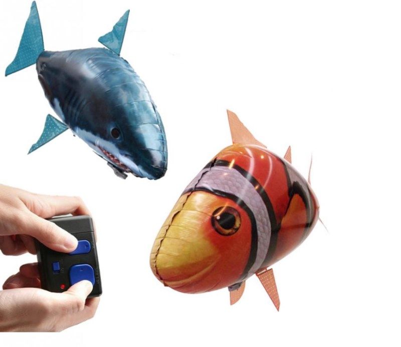 swimming shark balloon