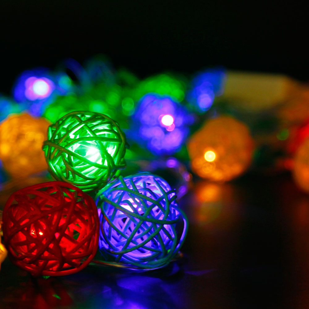 4m 20leds String lights Colorful Sepak takraw Christmas Valentine s day Decor String Light Garden Decoration