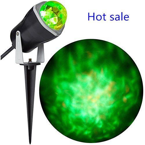 30X Gemmy Lightshow Toxic Green And Orange Fire And Ice LED Spot Light