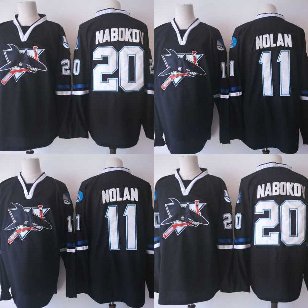 san jose sharks nabokov jersey