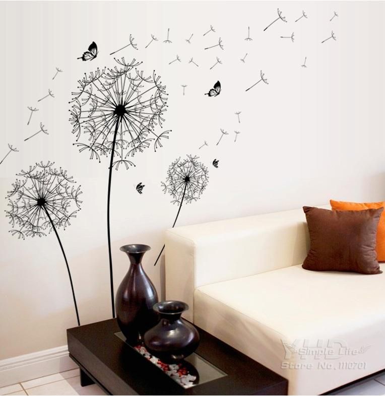 Black Dandelion Flower Love Vinyl Wall Stickers Home Decor Art Decals Wallpaper Bedroom Sofa House Decoration Adesivo De Parede World Map Sticker Zebra From Chairdesk 7 68 Dhgate Com - Vinyl Wall Art Decals Dandelion Black Dandelion Flower Love Vinyl Wall Stickers Home Decor Art Decals Wallpaper Bedroom Sofa House Decoration Adesivo De Parede World Map Sticker Zebra From Chairdesk 7 68 Dhgate Com - Vinyl Wall Art Decals Dandelion