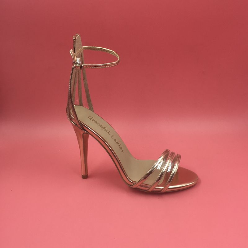 rose gold party shoes