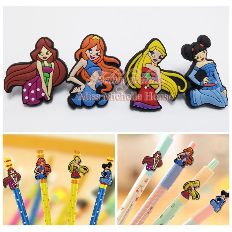 acheter pas cher winx club gros stylos crayon topper pen caps topper novelty decorative caps fournitures de bureau stylos ecole case cadeaux du 0 14 fr dhgate