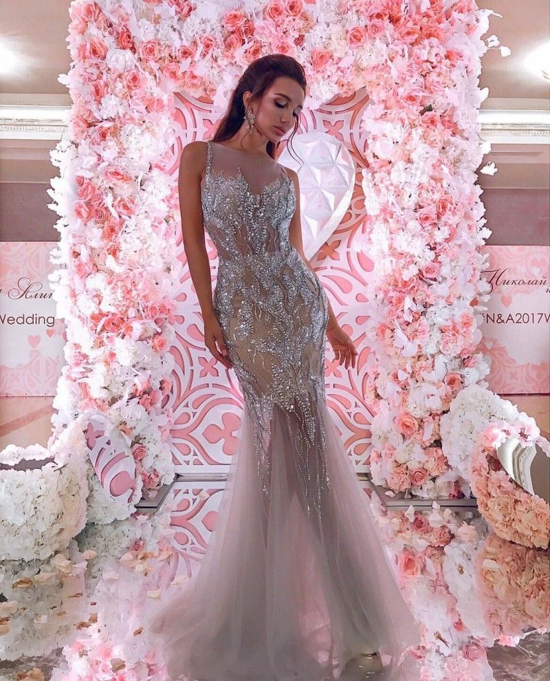 robe soiree strass