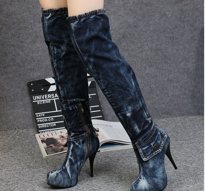 cowgirl boots over the knee