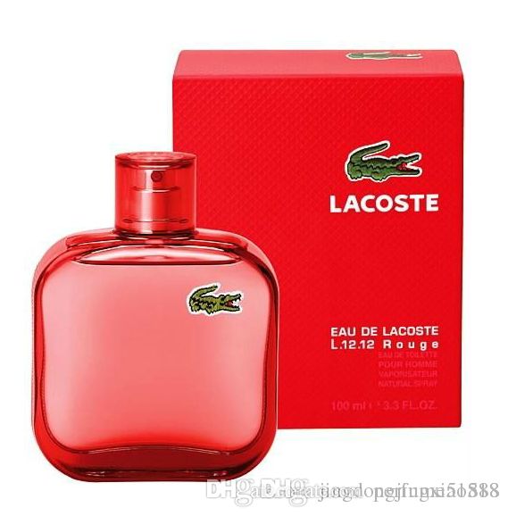 perfume with crocodile logo