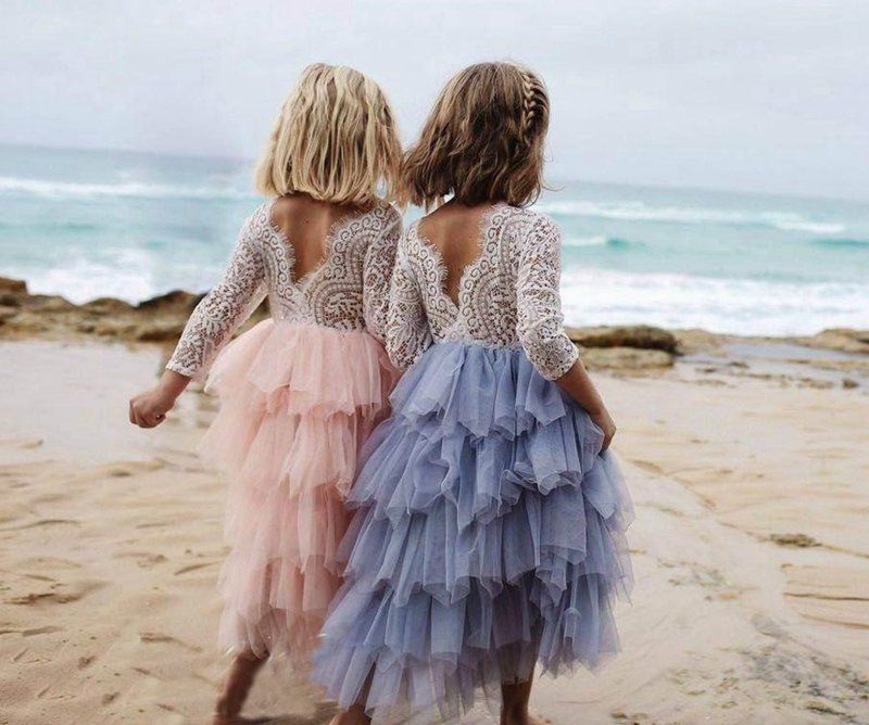 tulle maxi dress long sleeve