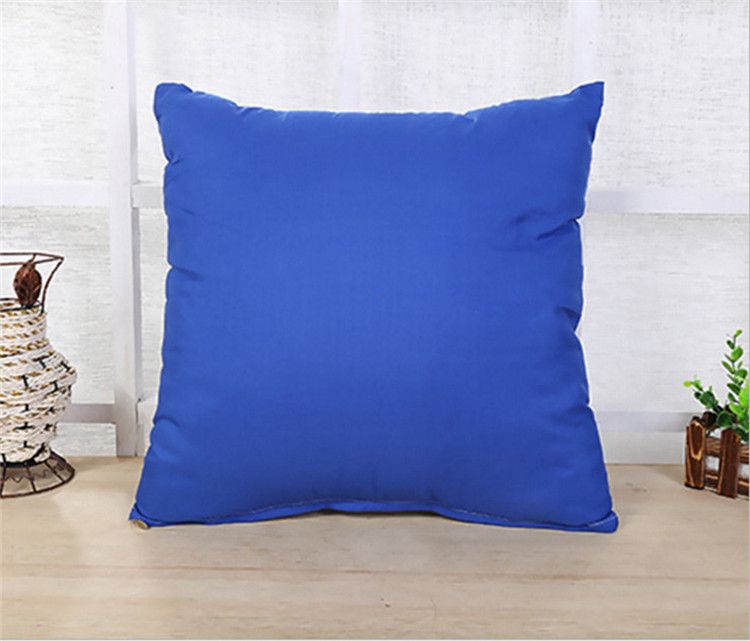 New 45 * 45CM Home Sofa Throw Pillowcase Pure Color Polyester White