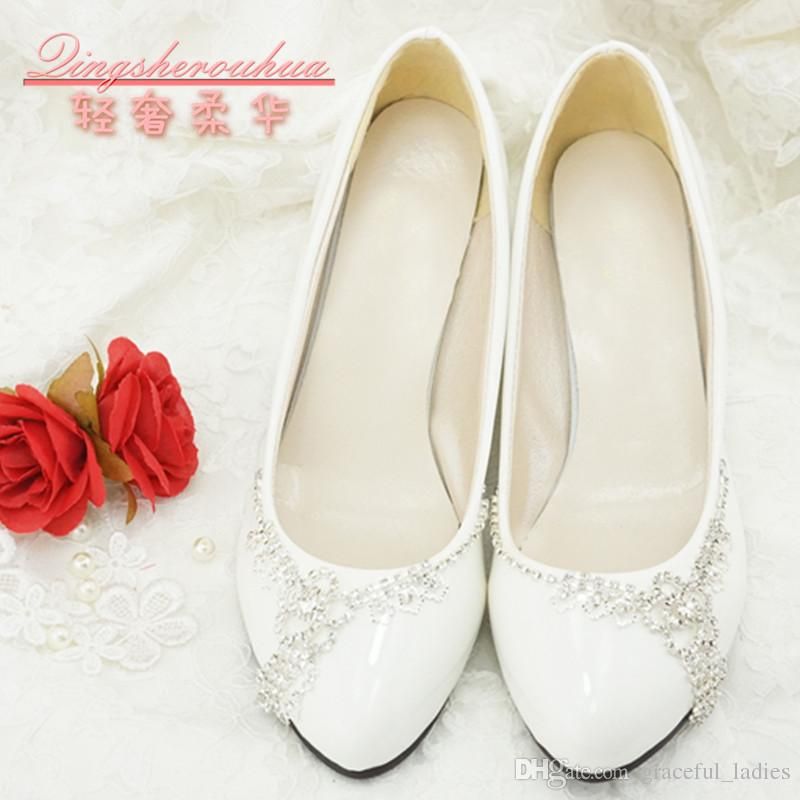 flat wedding shoes size 9