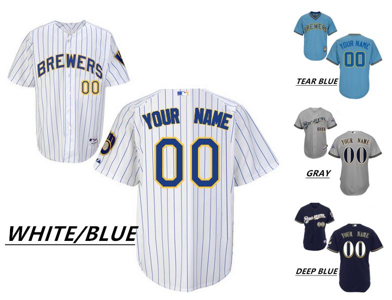 Buy Dropship Products Of 2016 Custom Milwaukee Brewers Cool Base