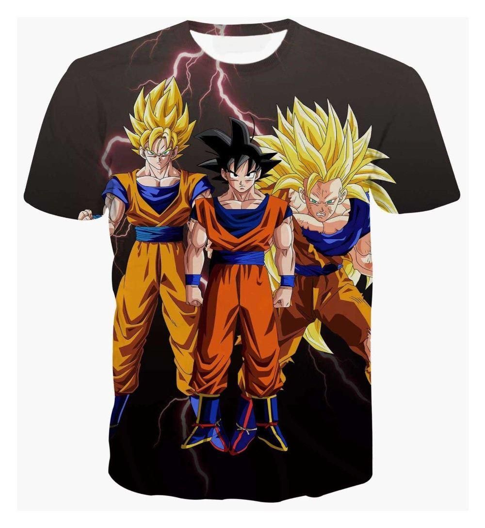 Camiseta Dragon Ball Z Goku Vegeta Anime Manga Comics Camiseta Dragon Ball Z Goku Vegeta Anime Manga Comics