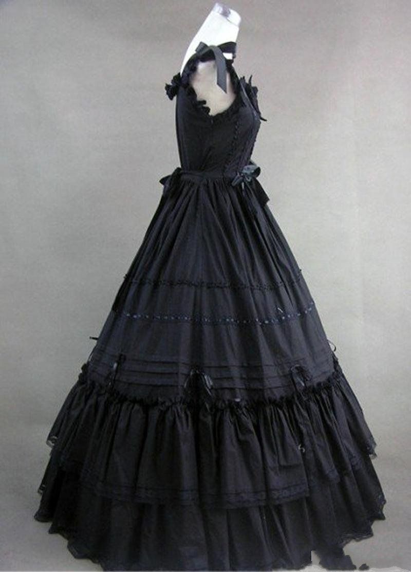 black and cream prom dress
