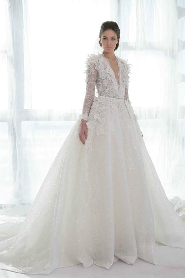 Discount Cheap Wedding Dresses Bridal Gowns Luxury White Deep V Neck A Line Chapel Train Feather Custom Made Organza Lace Wedding Dress Long Sleeve A ... Discount Cheap Wedding Dresses Bridal Gowns Luxury White Deep V Neck A Line Chapel Train Feather Custom Made Organza Lace Wedding Dress Long Sleeve A ...