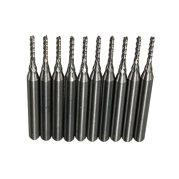 10pcs Acero Tungsteno Carburo PCB CNC Micro Brocas Fresado Vendedor Ru