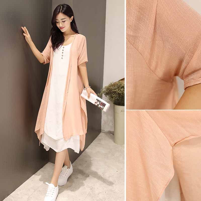 NEW Ladies Quirky Italian Lagenlook Linen Oversize Sleeveless Vest Tunic Top