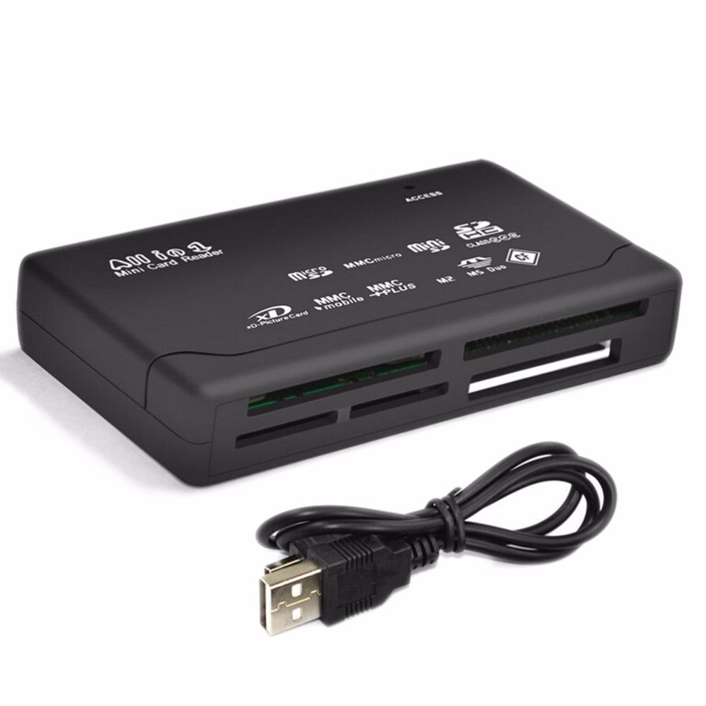NOLOGO Yg-ct Factory Price USB 2.0 Card Reader for SD XD MMC MS CF SDHC TF Micro SD M2 Adapter J02T Drop Shipping Color : Black NOLOGO Yg-ct Factory Price USB 2.0 Card Reader for SD XD MMC MS CF SDHC TF Micro SD M2 Adapter J02T Drop Shipping Color : Black