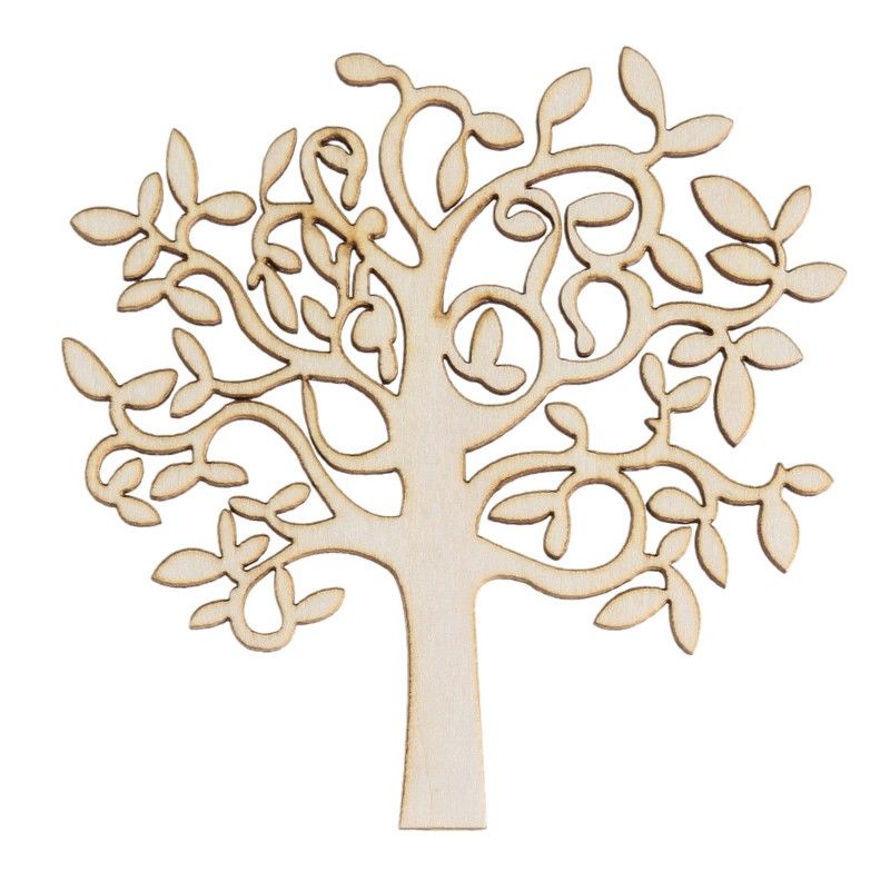 New Wooden Mdf Tree Shape Decor For Family Tree Decorations Wooden