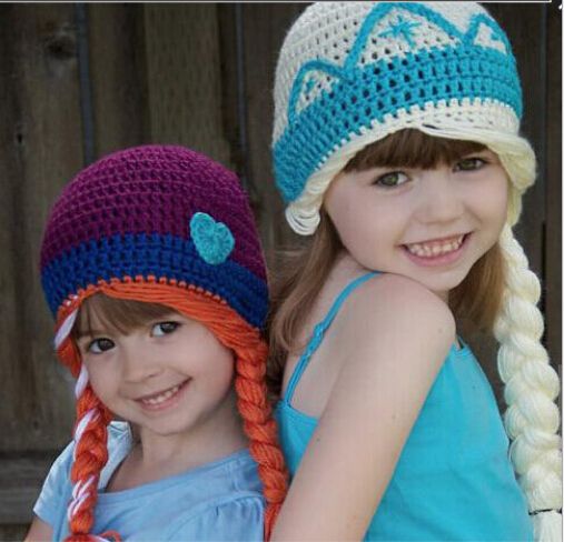 Niños Gorra de lana Niños Gorra Baby Crochet Sombreros de las niñas Gorras tejidas