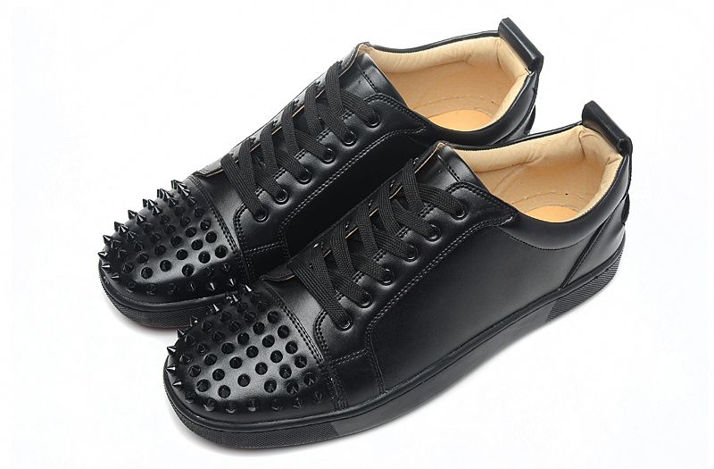 New Men And Women Designer Sneakers 2016,Famous Brand Red Bottom Designer  Mens Luxury Shoes Genuine Leather,Black White Spiked Toe Flats From  Nancymiss, $72.14 | DHgate.Com