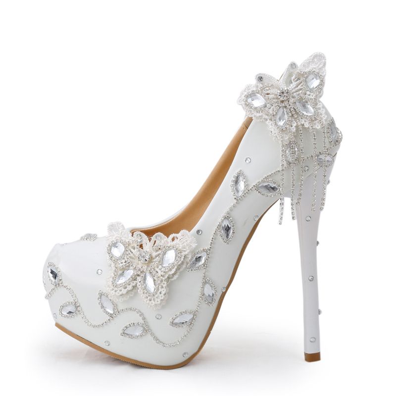 sparkling prom shoes