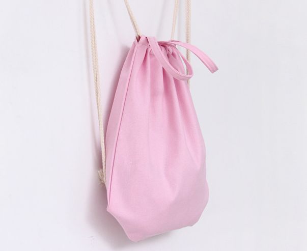 plain drawstring backpacks