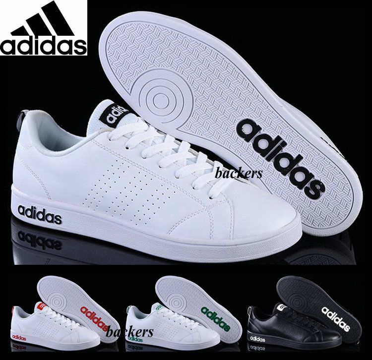 ADIDAS ADIDAS NEO PU Running Shoes for Men Baratas Casual Sports Man cuero Blanco