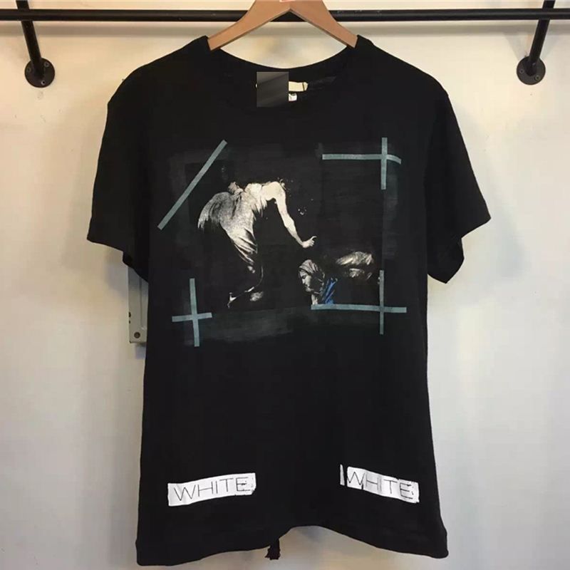 off white graphic tee