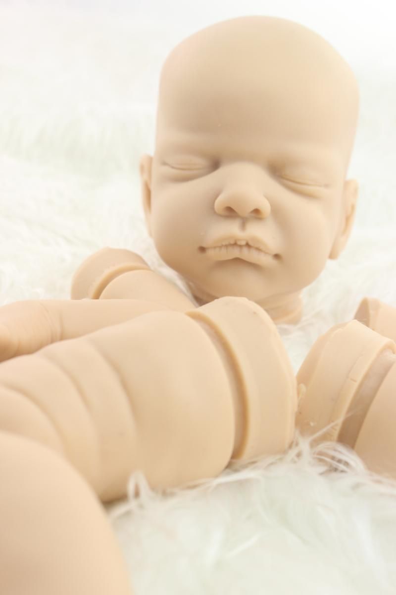 20 Inch Real Solid Silicone Reborn Baby Doll Kits Parts High Quality