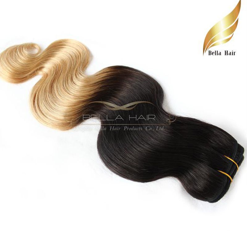 Indian Hair Weaves 100g Pc Hair Extensions Weft Ombre Human Hair