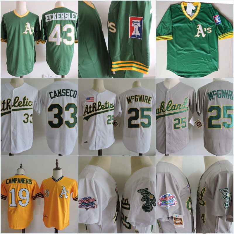 jose canseco oakland a's jersey