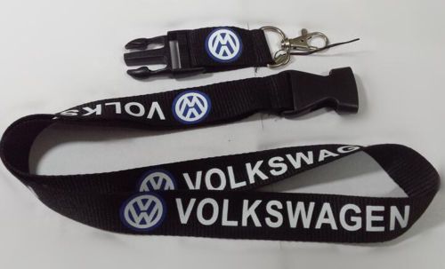 Volkswagen Black VW Lanyard Neck Strap Keyring Pass Mobile BUY 2 GET 1 FREE