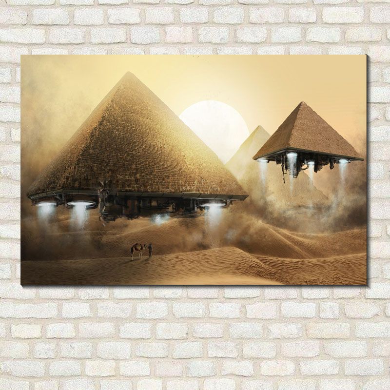 2020 Pyramid Canvas Painting Pictures Wall Art Pictures On The Wall No Frame Home Decor Picture Canvas Poster From World View 13 11 Dhgate Com