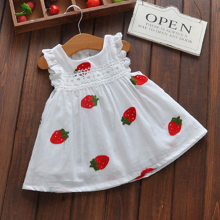 strawberry dress baby girl
