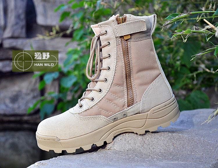 Bottes Militaires Tactiques Homme - Style Combat, Semelle Caoutchouc, Tailles 39-46