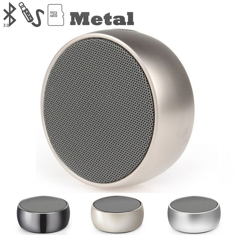small round bluetooth speaker