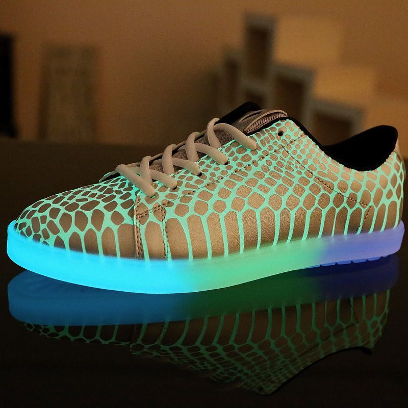 Fluorescent Shoes 2015 New Arrival Light Up Casual Shoes For Adults Men ...