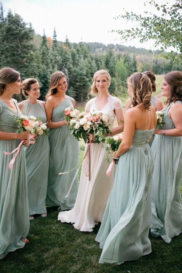garden wedding party dress