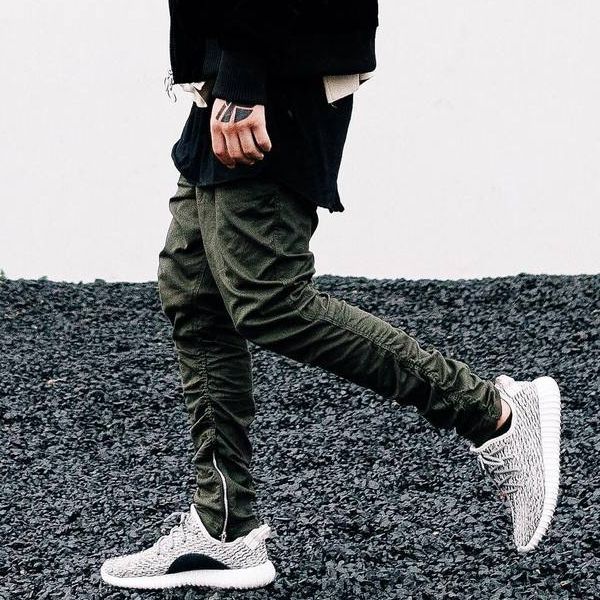 ankle zip cargo pants