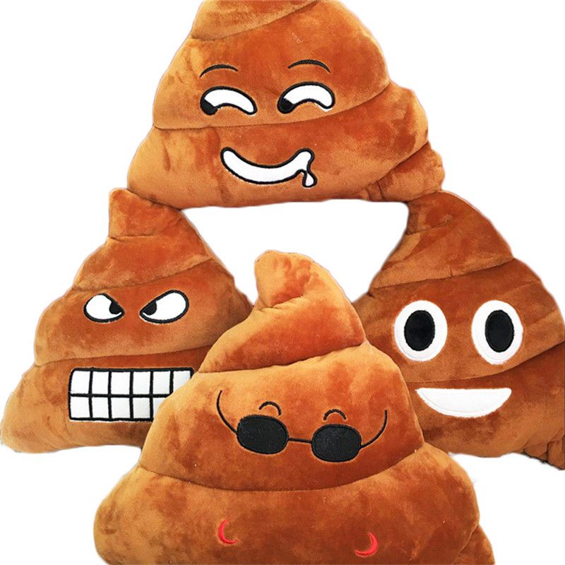 potty emoji cushion