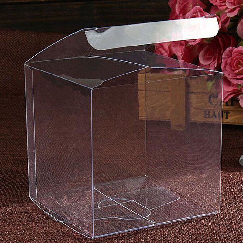 15 * 15 15 cm Caja de plástico transparente de PVC Cajas de