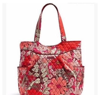Vb Cotton Bag Women Big Flower Tote Bag Shoulder Bag Womens