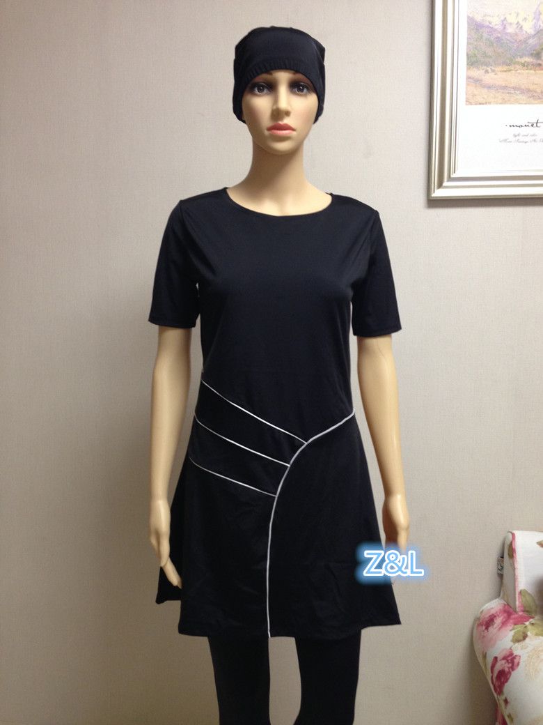 semi modest swimwear