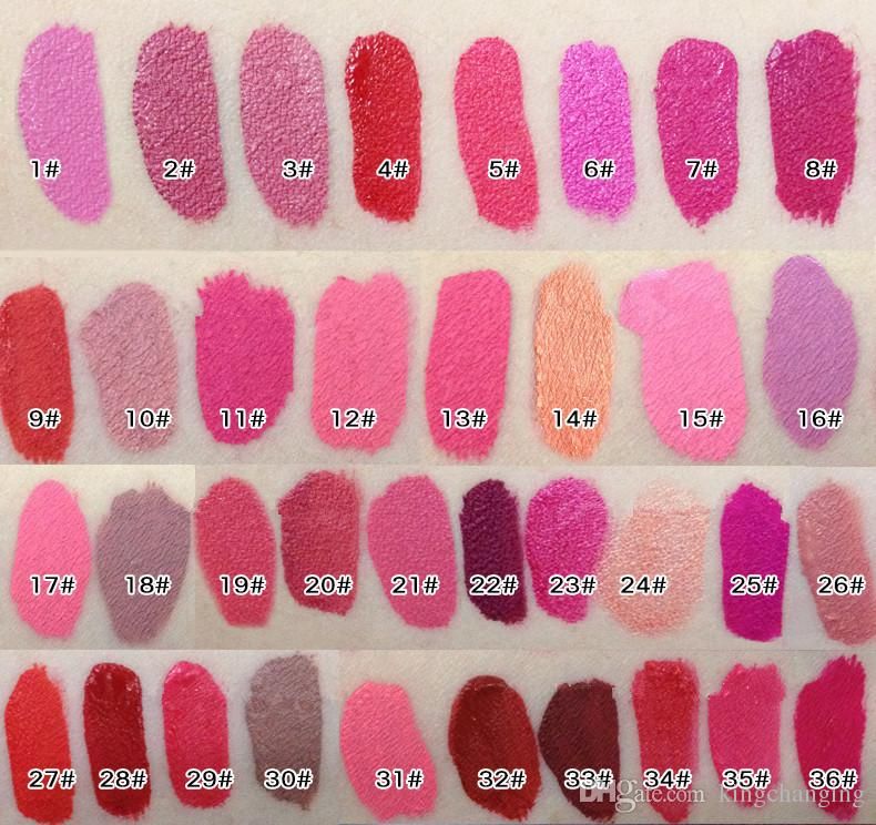 Impermeable Elegante Color Diario Líquido Labial Lápiz Labial Suave Mate Lipgloss Largo Duradera Dulce Labial Labial Labial A La Boca Por Steevelove